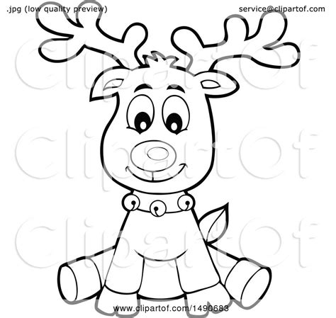 reindeer clip art|reindeer clip art black and whites.